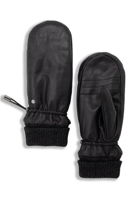 Lake Louise Luxury Leather Mittens by Brume — Women - RESTOCKING