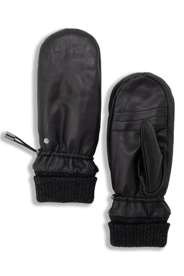 Lake Louise Luxury Leather Mittens by Brume — Women - RESTOCKING