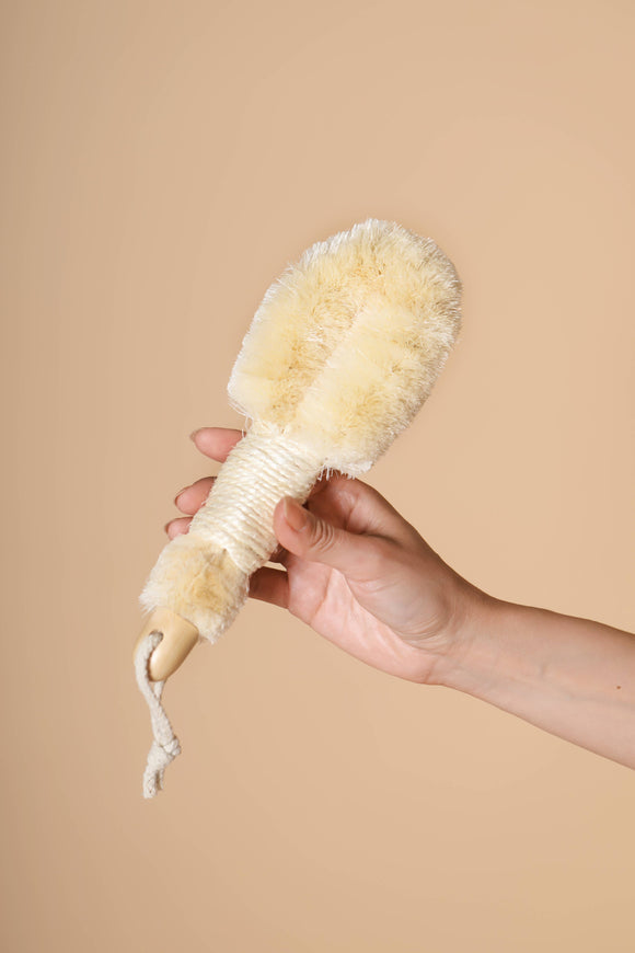 SISSI Sisal Dry Body Brush for Exfoliation