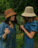 Mace | Raffia Straw Bucket Hat | Brown-6