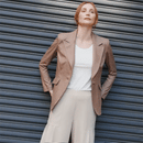 Clara Sunwoo Liquid Leather ™ Signature Pocket Blazer-4