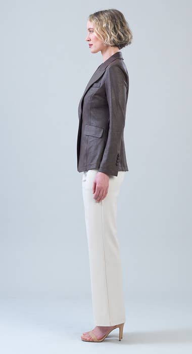 Clara Sunwoo Liquid Leather ™ Signature Pocket Blazer