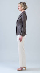 Clara Sunwoo Liquid Leather ™ Signature Pocket Blazer-38