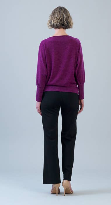 Clara Sunwoo Light Weight Boat Neck Blouson Sweater - COMING SOON