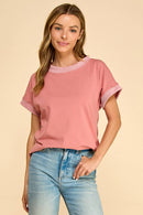Les Amis Rib Trim Top - ARRIVING SOON-1