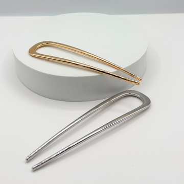 Minimalist Metal French Hair Pins