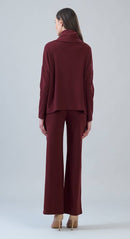 Clara Sunwoo Ultra Soft Travel Knit Turtleneck with Tipped Hem-8