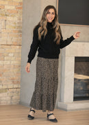 Inherit Noelle Black Cable Knit Sweater - ARRIVING SOON-6