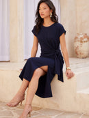 Fifteen Twenty Marissa Side-Knot Midi Dress-3