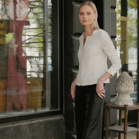 Clara Sunwoo Liquid Leather ™ Ruched Detail Jacket - COMING SOON