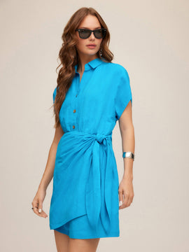 Fifteen Twenty Ryann Side-Tie Dress - 0