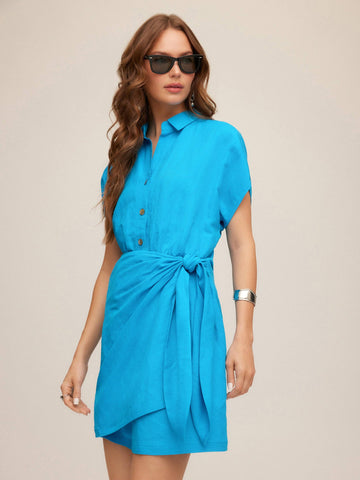 Fifteen Twenty Ryann Side-Tie Dress - 0