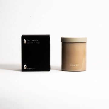 Field Kit The Sauna Candle – Cedar + Mist | 8 oz