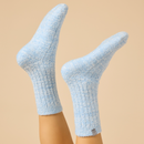 Softies Cozy Marshmallow Crew Socks with Grippers for Women-18