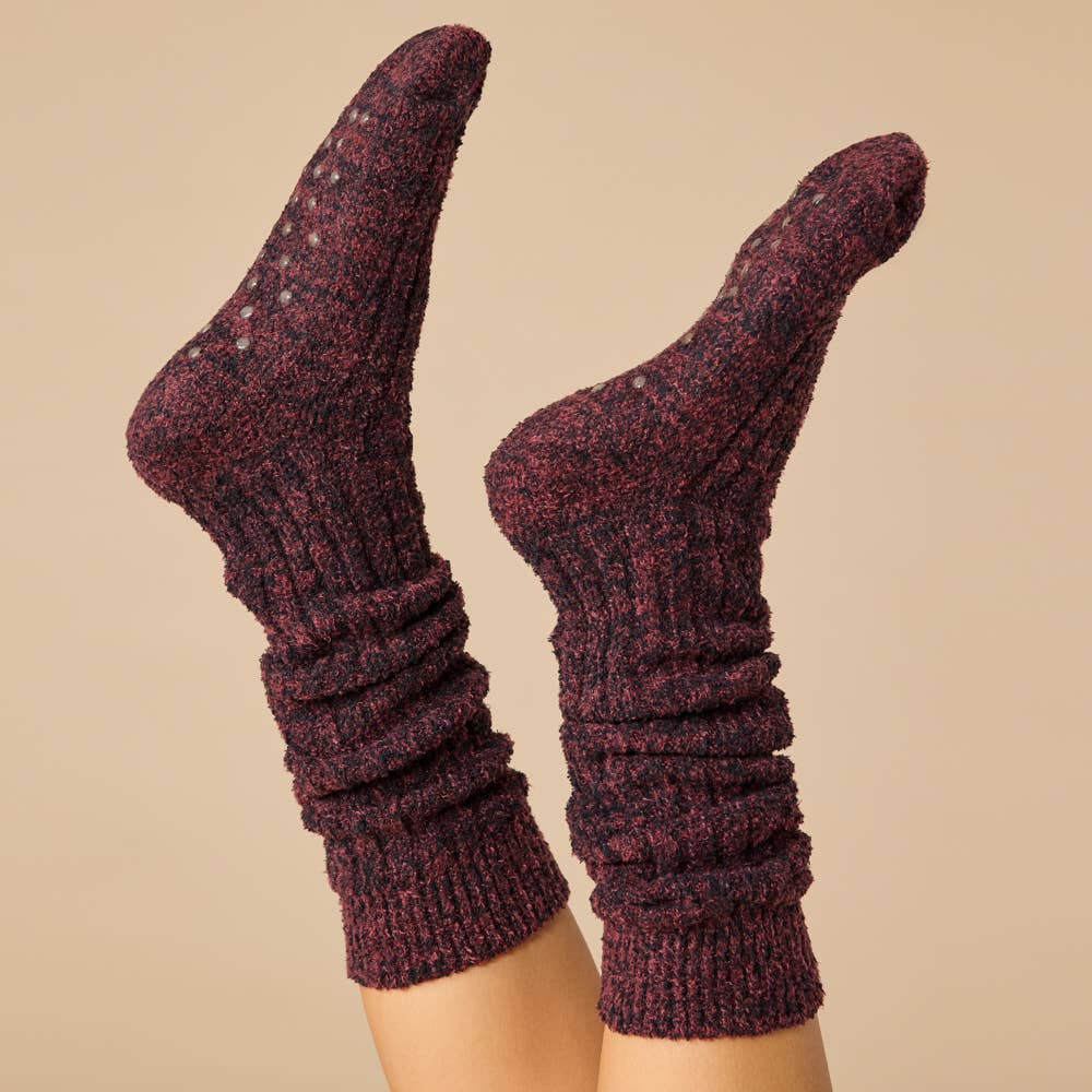 Softies Women's Soft, Cozy, Slouchy Marshmallow Socks with Grippers