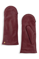 Sydney Cashmere Lined Convertible Leather Mittens - Women-2