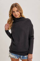 Slouch Dolman Sleeve Pullover - RESTOCKING-1