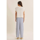 Textured Cotton Sleeveless Sweater Top-17