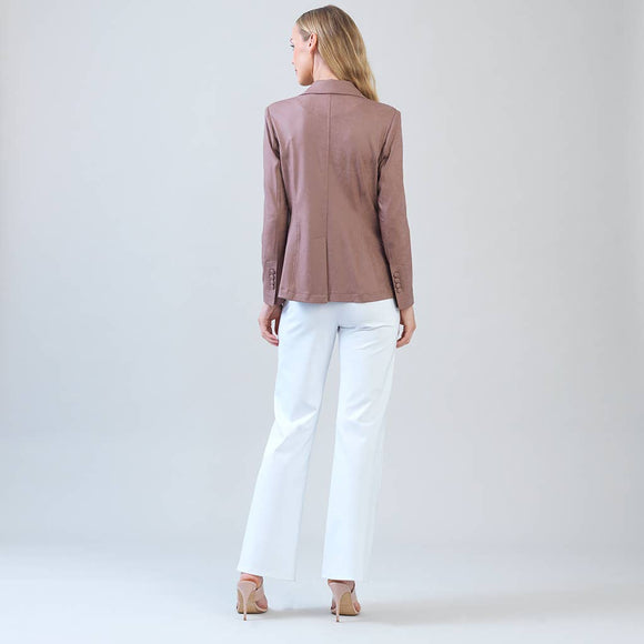 Clara Sunwoo Liquid Leather ™ Signature Pocket Blazer