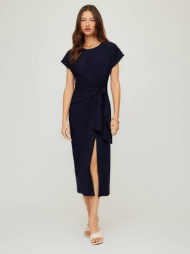 Fifteen Twenty Marissa Side-Knot Midi Dress - 0