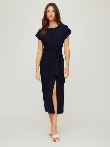 Fifteen Twenty Marissa Side-Knot Midi Dress - 0
