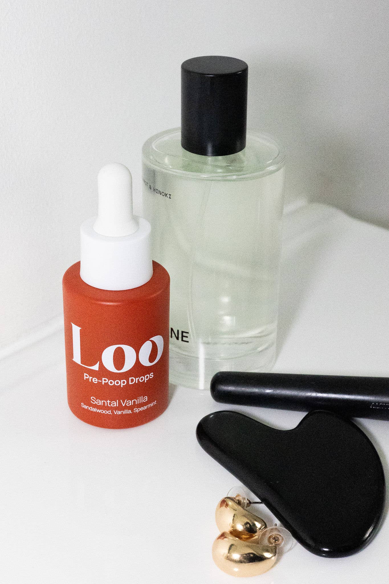 Pre-Poop Toilet Drops — Santal Vanilla