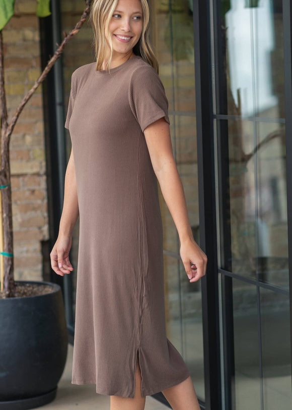 Inherit Baylor Ribbed T-Shirt Dress