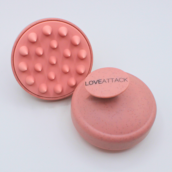 Wheat Straw + Silicone Scalp Massager Brush