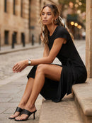 Fifteen Twenty Marissa Side-Knot Midi Dress-13