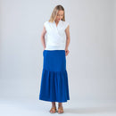 Clara Sunwoo Draped V-Neck Ruched Soft Knit Sleeveless Top-6