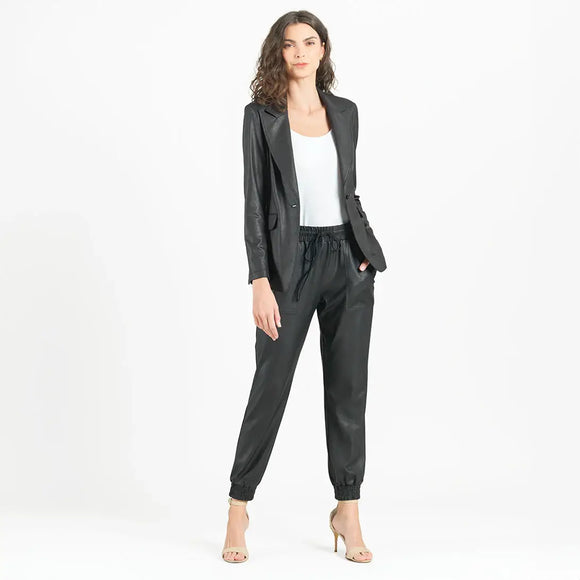 Clara Sunwoo Liquid Leather ™ Signature Pocket Blazer