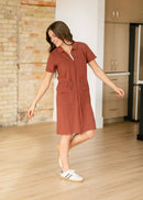 Scout Zip Front Athletic Midi Dress-18