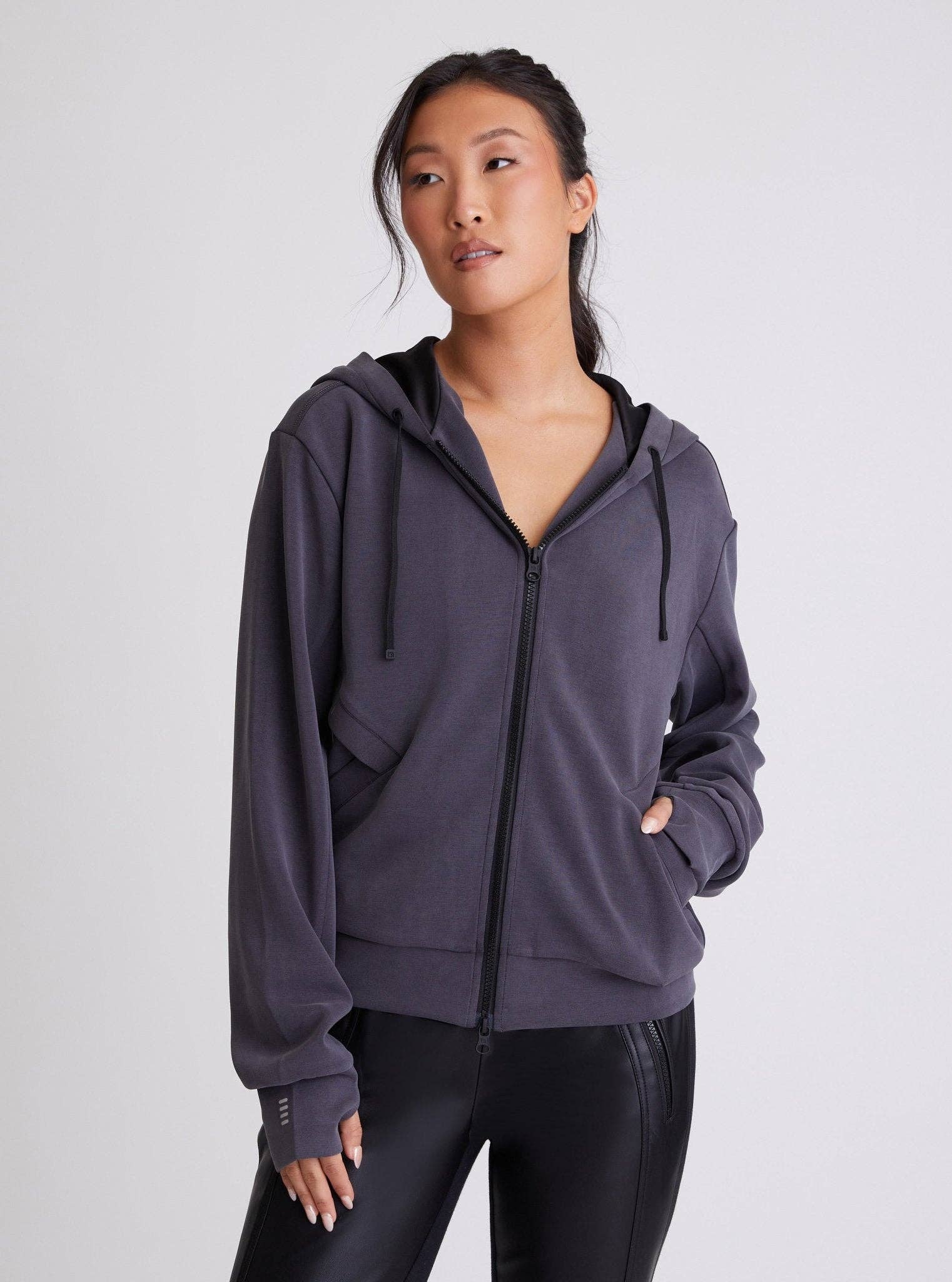 Blanc Noir Travel Twin: Brooke Reflective Hoodie