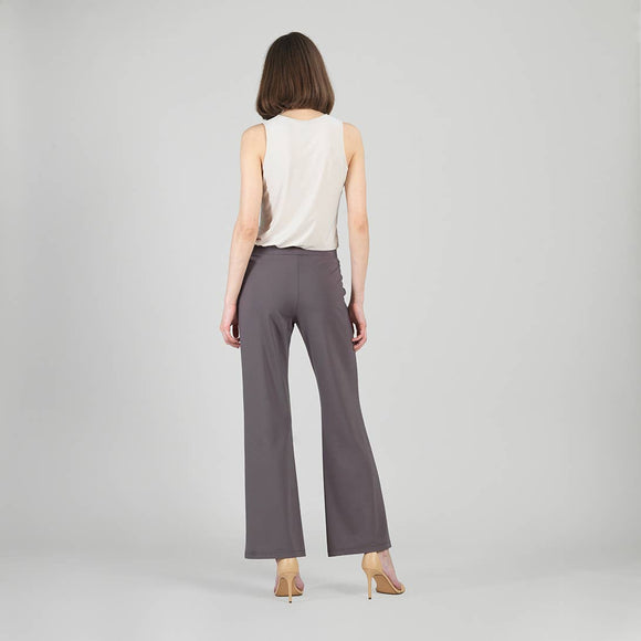 Clara Sunwoo Rayon-Ponte Knit  Loose Leg Pocket Pant - ARRIVING SOON