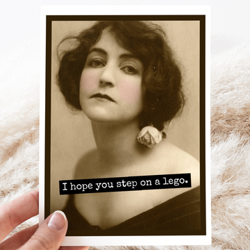 Funny Greeting Card. I Hope You Step On a Lego - ARRIVING SOON