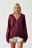Boyfriend Knit Cardigan (One Size)-1