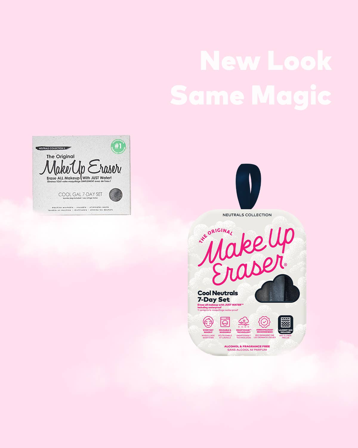 Cool Neutral MakeUp Eraser 7-Day Set