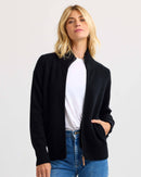 Cashmere Stand Collar Cardigan by Pura Cashmere-12
