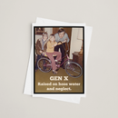 Vintage 70s Greeting Card. Gen X Raised On Hose Water...-4