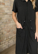 Scout Zip Front Athletic Midi Dress-27