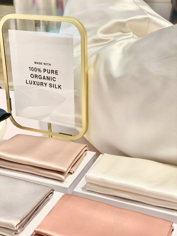 King Organic Silk Pillowcase - Pink