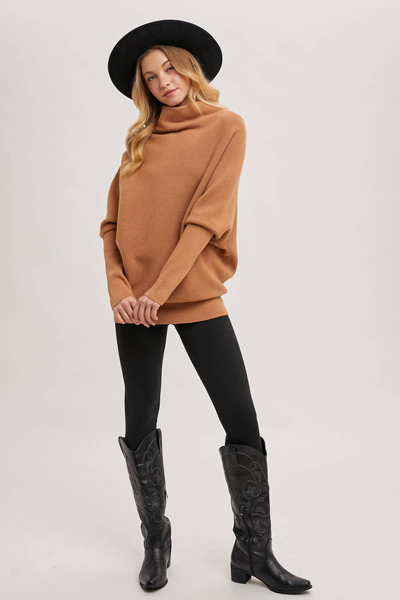 Slouch Dolman Sleeve Pullover - RESTOCKING