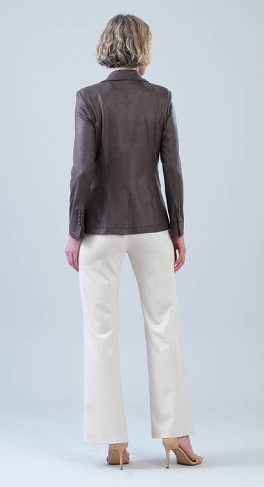 Clara Sunwoo Liquid Leather ™ Signature Pocket Blazer