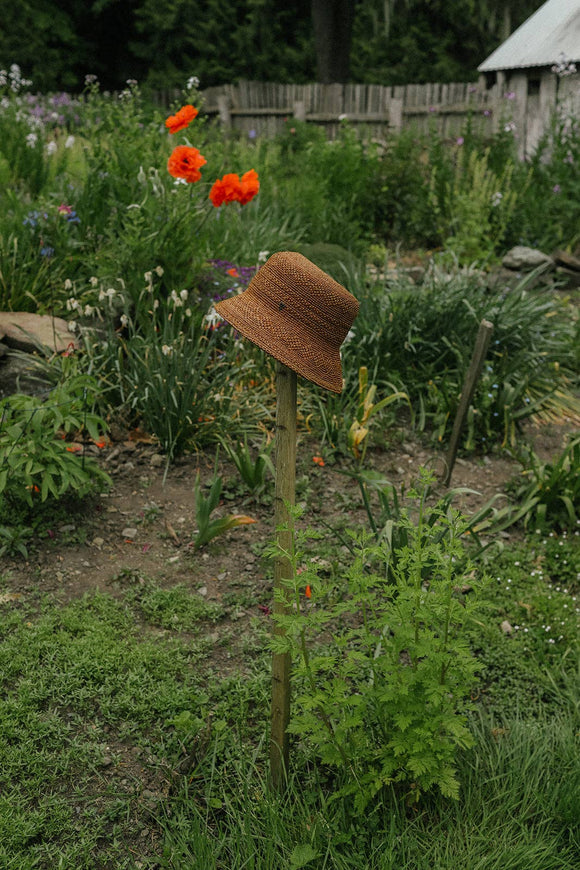 Mace | Raffia Straw Bucket Hat | Brown