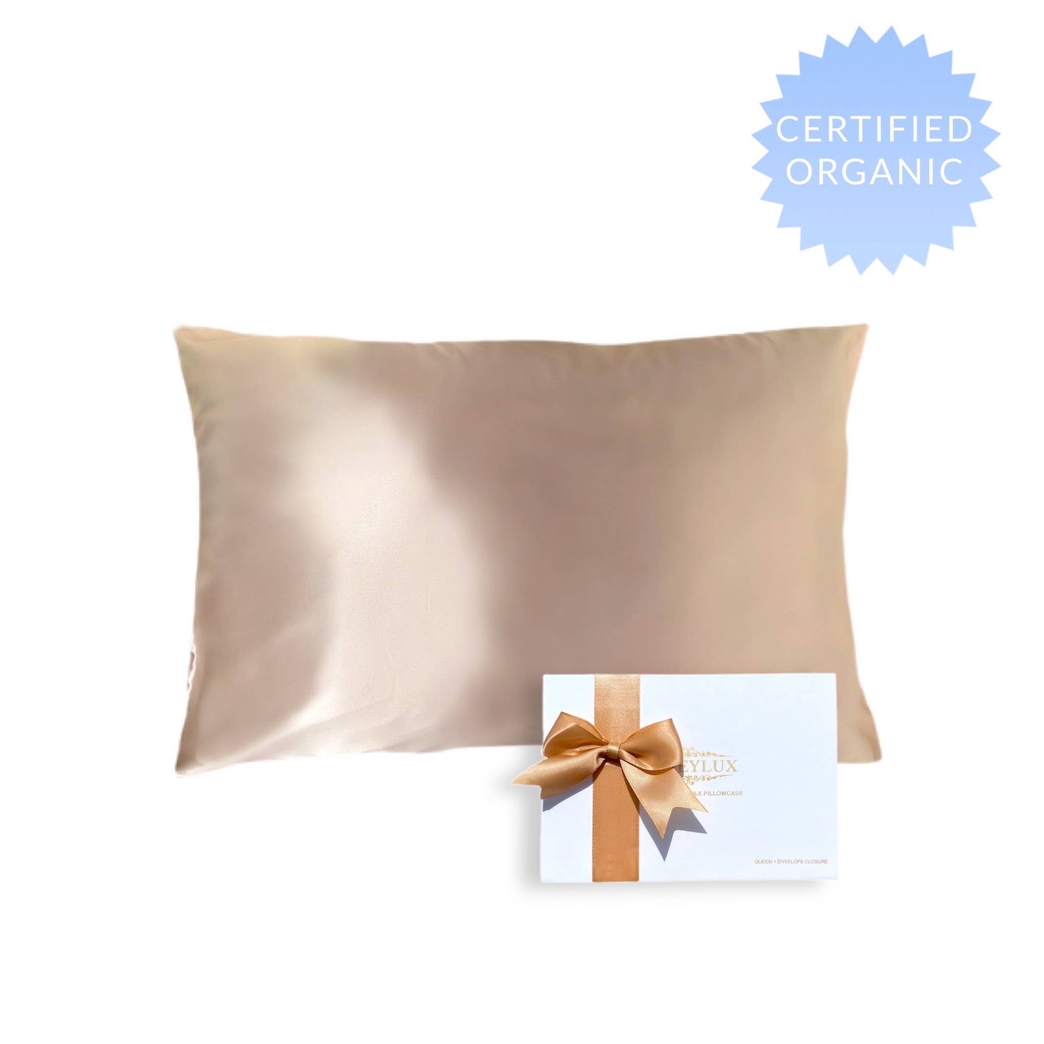 Honey Lux Organic Silk Pillowcase