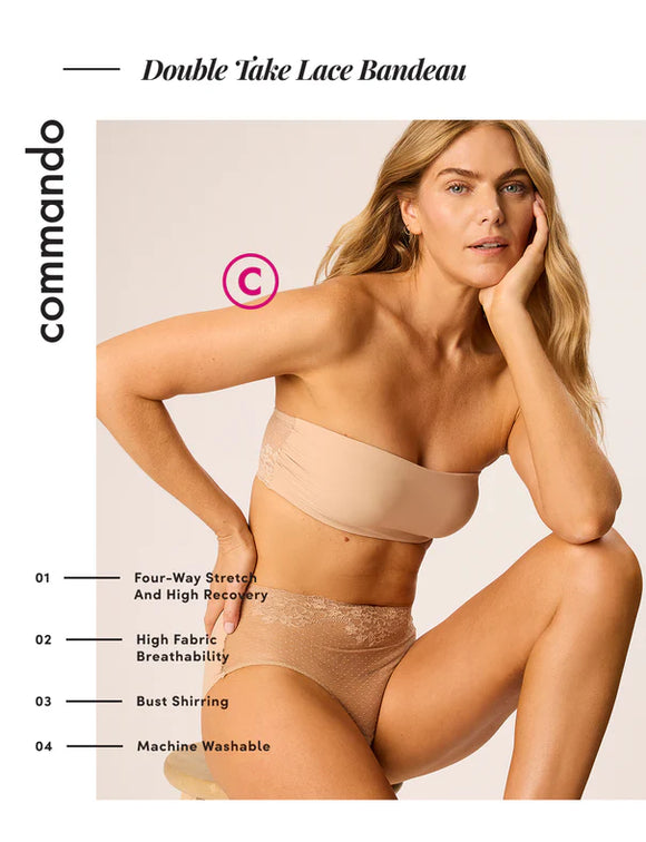 Commando Double Take Lace Bandeau