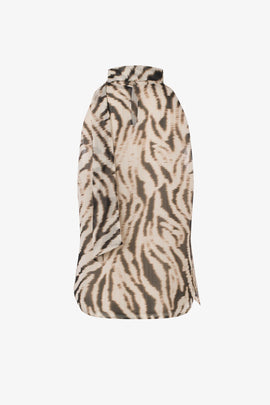 Iris Setlakwe Printed Sleeveless Blouse with Scarf