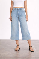 Fidelity Cardi Crop Denim-1
