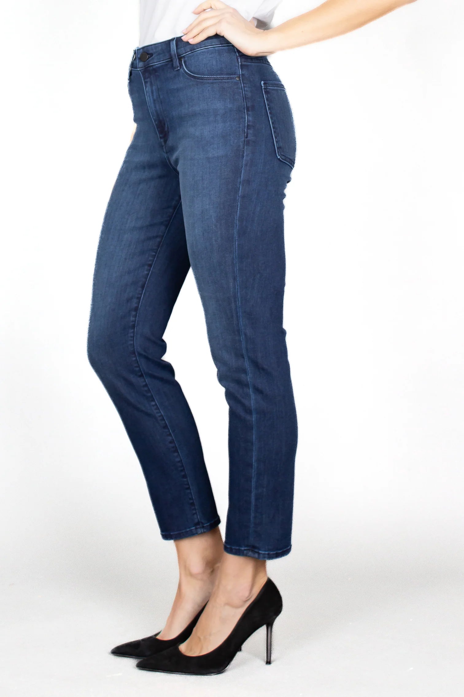 Fidelity CHER High Rise Slim Straight Crop - 0