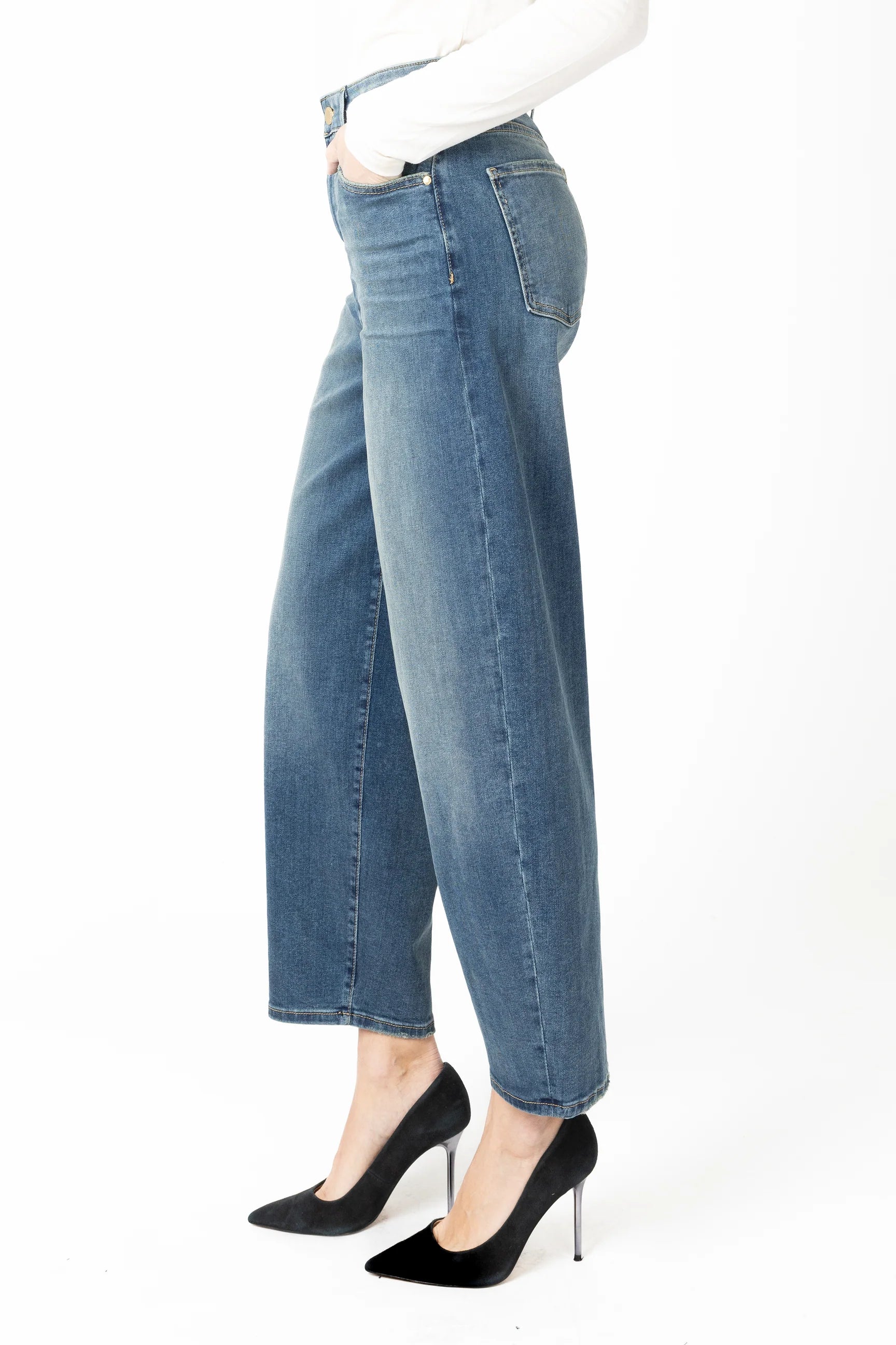 Fidelity Delilah Barrel Women's Denim - 0